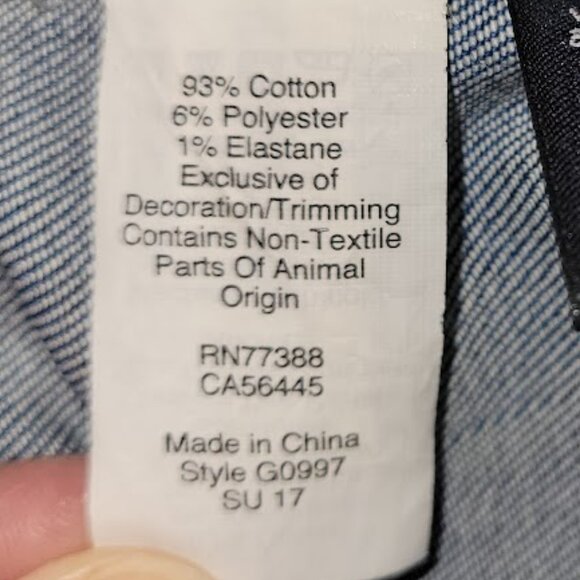 Madewell Cali Demi Boot Cut Jeans Chewed Hem Edition Medium Wash Women's Size 25 - Picture 11 of 13